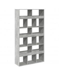 Libreria Grigio Cemento 100x33x187,5 cm in Truciolato 2