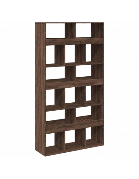 Libreria Rovere Marrone 100x33x187,5 cm in Truciolato