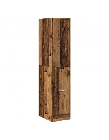 Armadietto da Farmacia Legno Vecchio 30x41x144,5 cm Truciolato