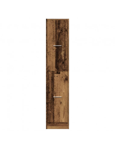 Armadietto da Farmacia Legno Vecchio 30x41x144,5 cm Truciolato