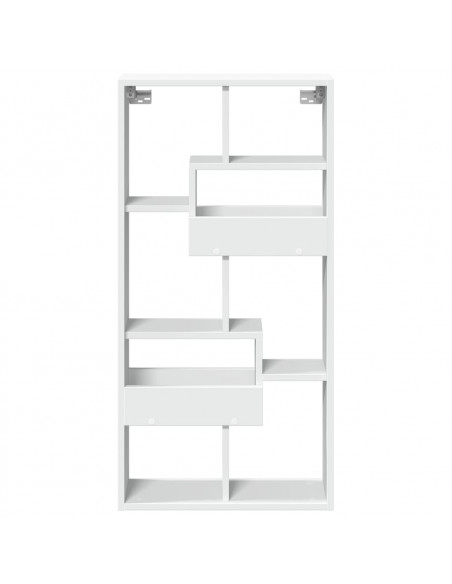 Armadietto a Muro Bianco 50x15x100 cm in Truciolato