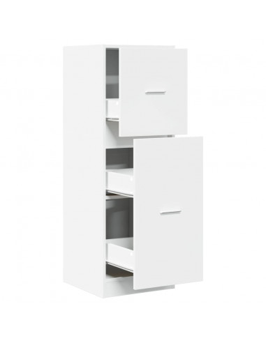 Armadietto da Farmacia Bianco 40x41x118 cm in Truciolato