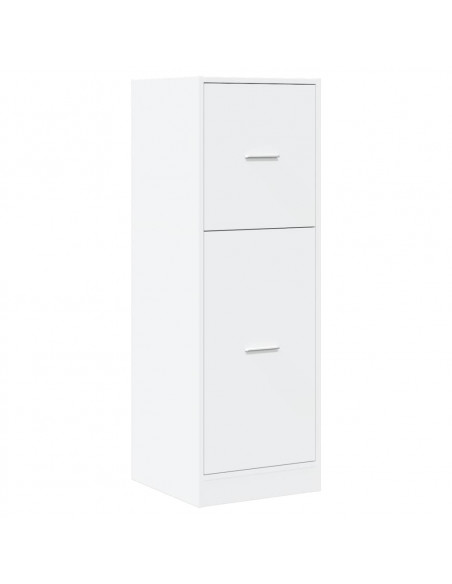 Armadietto da Farmacia Bianco 40x41x118 cm in Truciolato