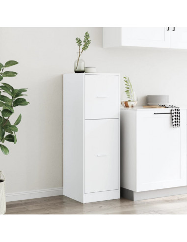 Armadietto da Farmacia Bianco 40x41x118 cm in Truciolato