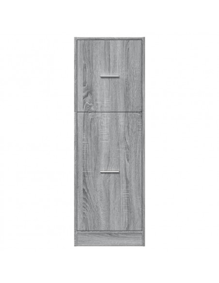 Armadietto da Farmacia Grigio Sonoma 40x41x118 cm in Truciolato