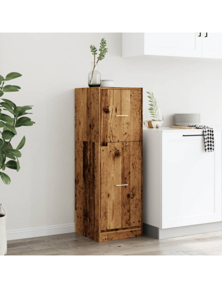Armadietto da Farmacia Legno Vecchio 40x41x118 cm in Truciolato