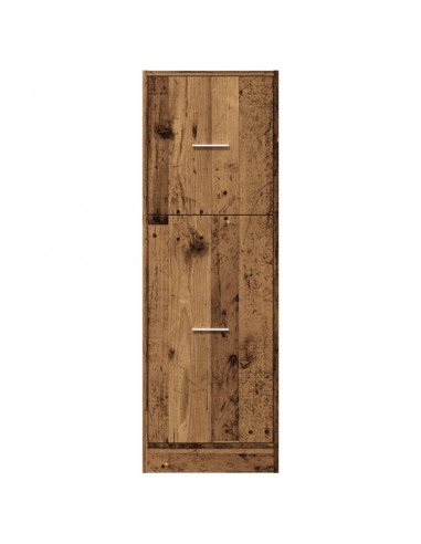 Armadietto da Farmacia Legno Vecchio 40x41x118 cm in Truciolato