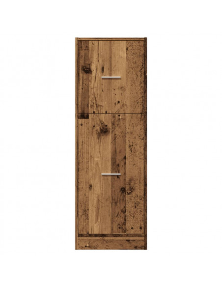 Armadietto da Farmacia Legno Vecchio 40x41x118 cm in Truciolato