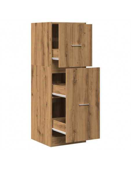 Armadietto da Farmacia Rovere 40x41x118 cm in Truciolato