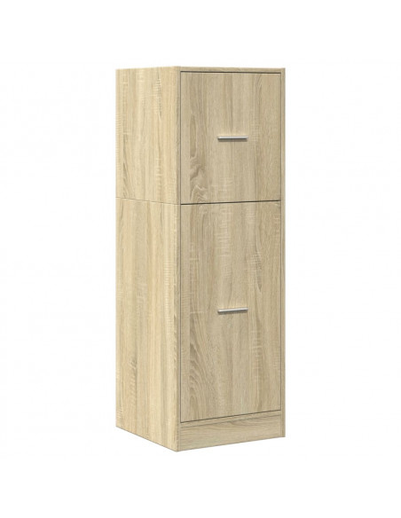 Armadietto da Farmacia Rovere Sonoma 40x41x118 cm in Truciolato