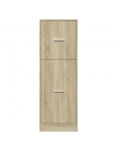 Armadietto da Farmacia Rovere Sonoma 40x41x118 cm in Truciolato