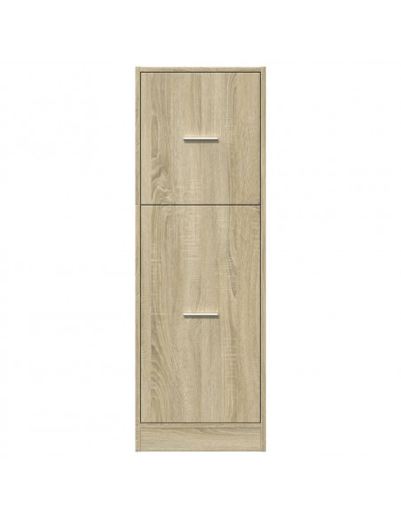 Armadietto da Farmacia Rovere Sonoma 40x41x118 cm in Truciolato