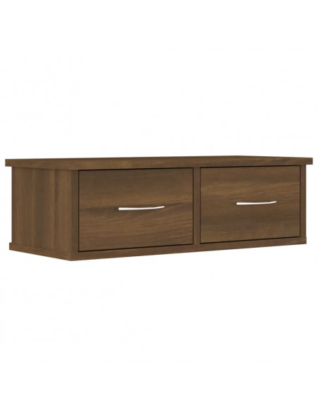 Armadietto Parete Rovere Marrone 60x26x18,5cm Legno Multistrato