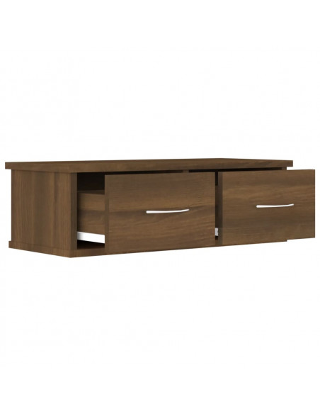 Armadietto Parete Rovere Marrone 60x26x18,5cm Legno Multistrato