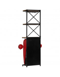 Cantinetta per Vini a Trattore 49x31x172 cm Massello di Mango 2