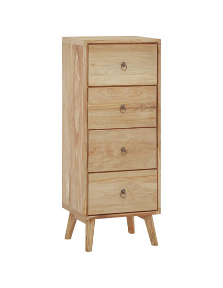 Cassettiera 40x30x100 cm in Legno Massello di Teak