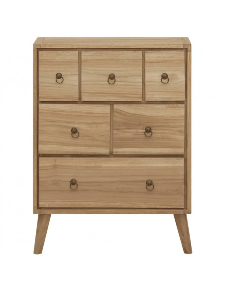 Cassettiera 56x30x80 cm in Legno Massello di Teak