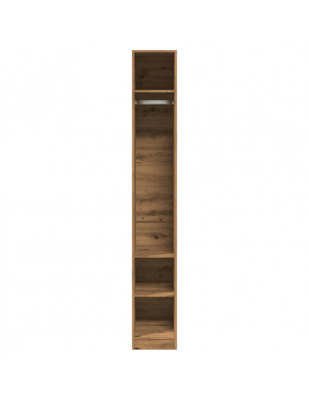 Armadio Rovere Artigianale 30x50x200 cm in Legno Multistrato