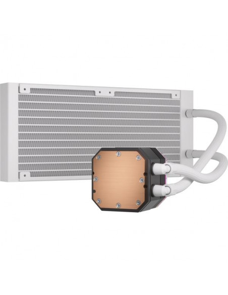 Corsair iCUE H100i Elite Capplix XT CPU Liquid Cooler Intel 1700/1200/2066 AMD AM4/sTRX4 Bianco