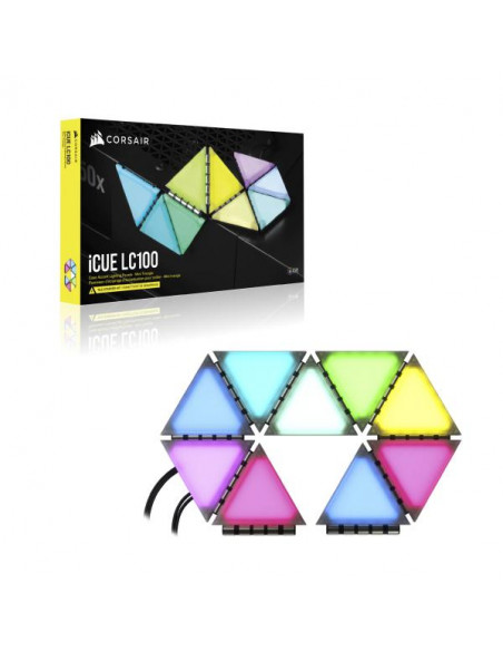 Corsair iCUE LC100 Luci Smart triangolari per Case - Starter Pack