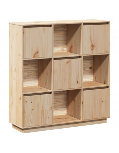 Credenza 110,5x35x117 cm in Legno Massello di Pino 2