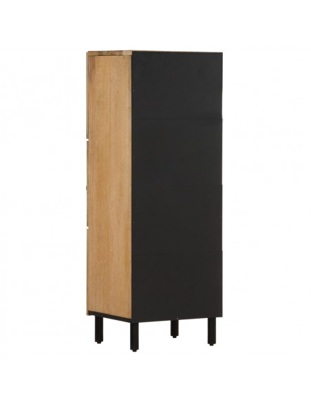 Credenza 40x33x110 cm in Legno Massello di Mango