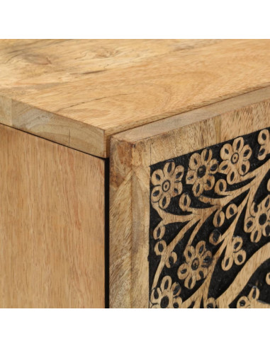 Credenza 40x33x110 cm in Legno Massello di Mango