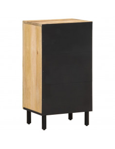 Credenza 40x33x75 cm in Legno Massello di Mango 2