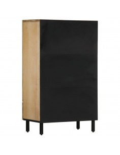 Credenza 60x33x110 cm in Legno Massello di Mango 2