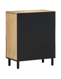 Credenza 60x33x75 cm in Legno Massello di Mango 2
