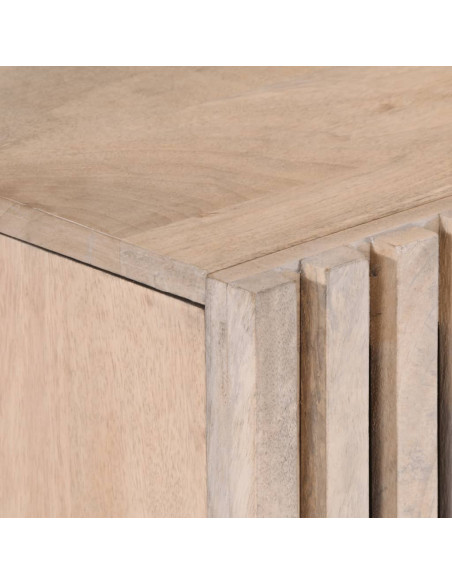 Credenza 90x34x75 cm in Legno Massello di Mango