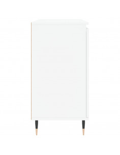 Credenza Bianca 104x35x70 cm in Legno Multistrato 2