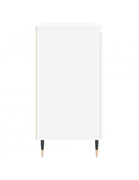 Credenza Bianca 104x35x70 cm in Legno Multistrato