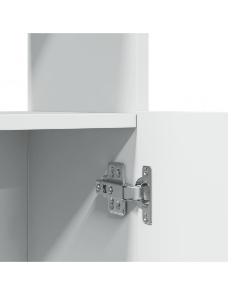 Credenza Bianca 92x33x140 cm in Truciolato