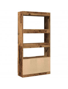 Credenza Legno Antico 92x33x180 cm in Legno Multistrato 2