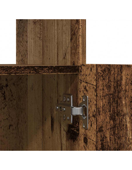 Credenza Legno Antico 92x33x180 cm in Legno Multistrato