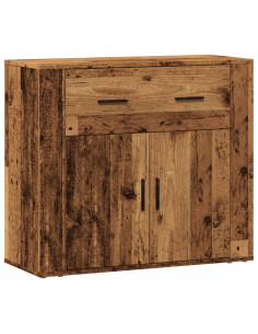 Credenza Legno Vecchio 80x33x70 cm in Truciolato 2