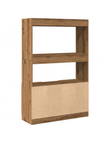 Credenza Rovere Artigianale 92x33x140 cm in Legno Multistrato