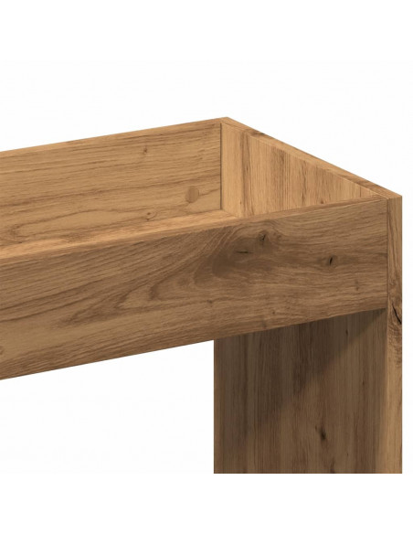Credenza Rovere Artigianale 92x33x180 cm in Legno Multistrato
