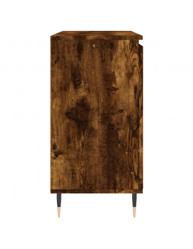 Credenza Rovere Fumo 104x35x70 cm in Legno Multistrato