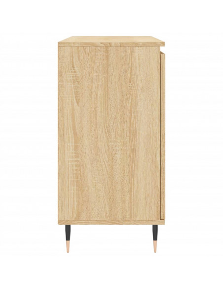 Credenza Rovere Sonoma 104x35x70 cm in Legno Multistrato