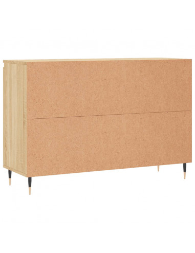 Credenza Rovere Sonoma 104x35x70 cm in Legno Multistrato