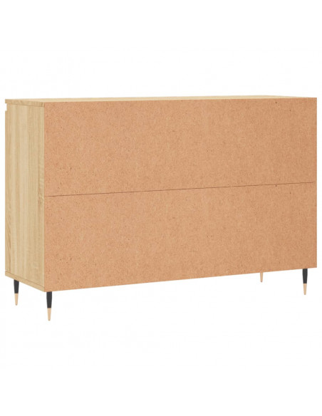 Credenza Rovere Sonoma 104x35x70 cm in Legno Multistrato