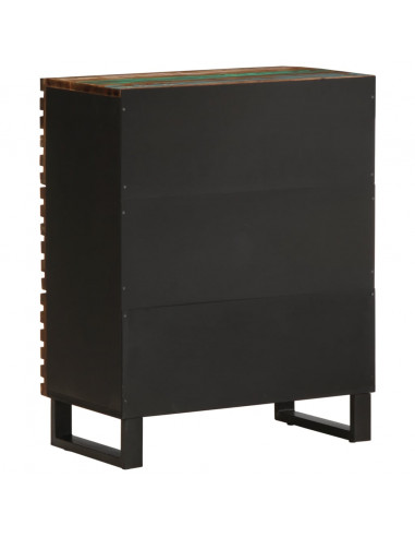 Credenze 2 pz 60x34x75 cm in Legno Massello di Acacia