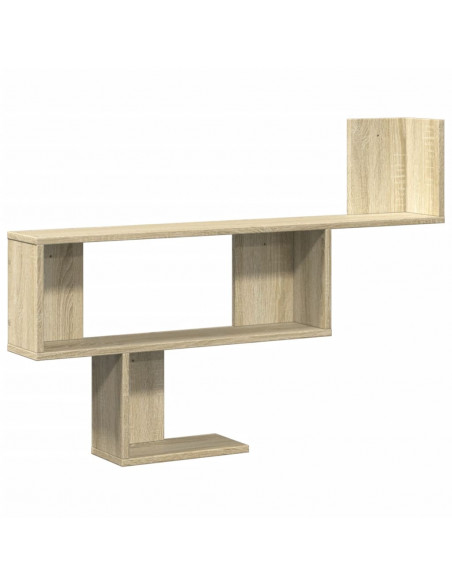 Scaffale a Parete Rovere Sonoma 100x15x70 cm in Truciolato
