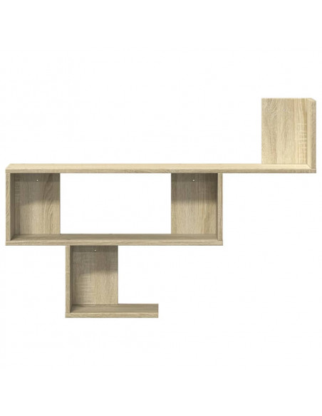 Scaffale a Parete Rovere Sonoma 100x15x70 cm in Truciolato