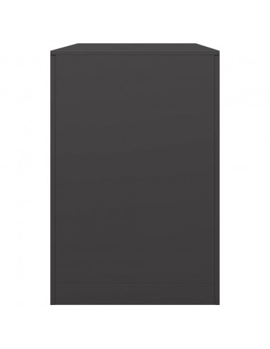 Rastrelliera per Legna da Ardere Nera 100x40x60 cm in Acciaio