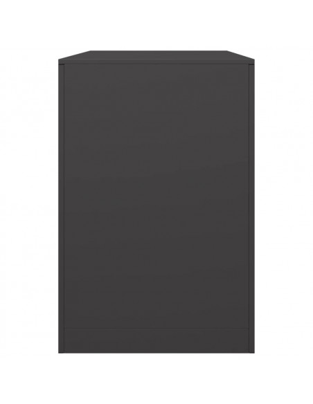 Rastrelliera per Legna da Ardere Nera 100x40x60 cm in Acciaio