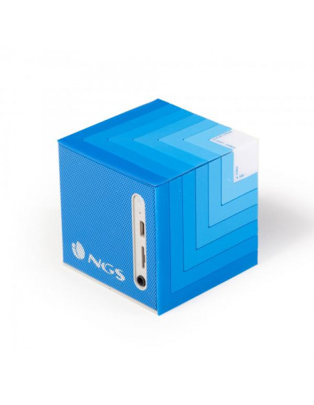 NGS Roller Cube Speaker 5W Bluetooth Blu