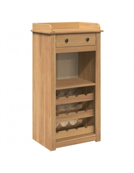 Cantinetta per Vini Panama 57x40x111,5cm Legno Massello di Pino